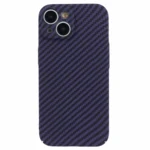LindeCovers iPhone 15 Plus Carbon Cover 05 Dark Purple