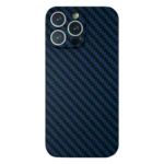 LindeCovers iPhone 15 Pro Max Carbon Cover 04 Dark Blue