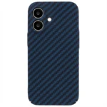 LindeCovers iPhone 16 Carbon Cover 04 Dark Blue