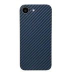 LindeCovers iPhone 16e Carbon Cover 04 Dark Blue
