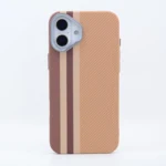 LindeCovers iPhone 16 Carbon Cover - MagSafe Kompatibel 07 Light Stripes