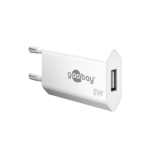 Goobay USB-A Oplader - 1A/5W - Hvid