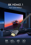 LindeCables HDMI 2.1 8K 60Hz Premium Kabel - 3 m