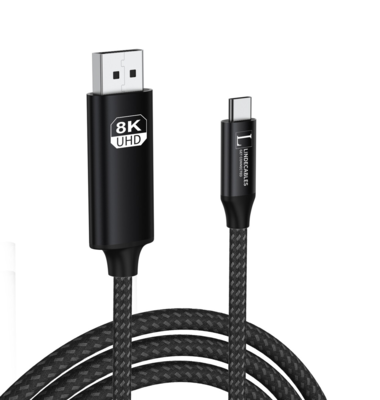 LindeCables USB-C 3.1 til HDMI 2.1 8K 60Hz Premium Kabel - 1.8 m