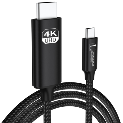 LindeCables USB-C 3.1 til HDMI 2.0 4K 60Hz Premium Kabel - 1 m