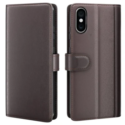 LindeCovers iPhone X – Ægte Læder Flip Cover m. Flap