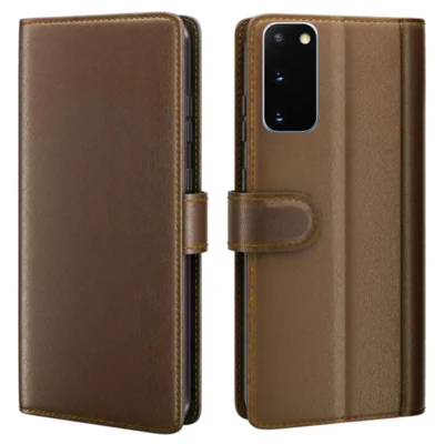 LindeCovers Samsung Galaxy S20 FE – Ægte Læder Flip Cover m. Flap