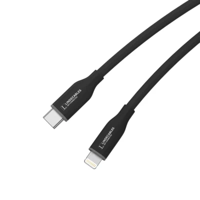 LindeCables USB-C 2.0 til Lightning Silikonekabel 27W - 1.2 m